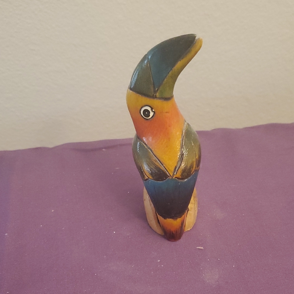 Colorful Bird Figurine